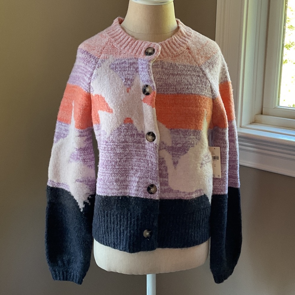 Anthropologie Maeve Bird Cardigan